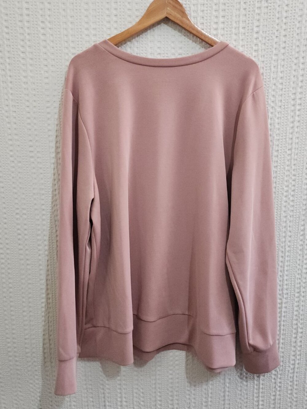 Torrid Active Dusty Pink Pullover Crewneck Sweatshirt Women's Plus Size 3X - Picture 3 of 12